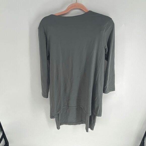 Susana Monaco Women's Gray Pullover Layered Shift Dress Size M - Picture 6 of 6